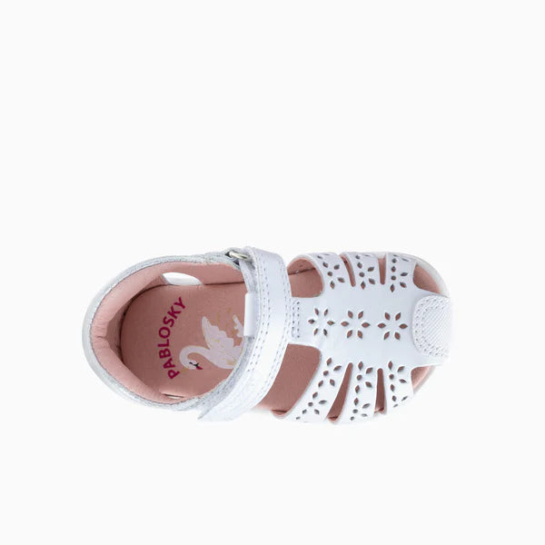 Pablosky Barefoot Sandal Olimpo Blanco