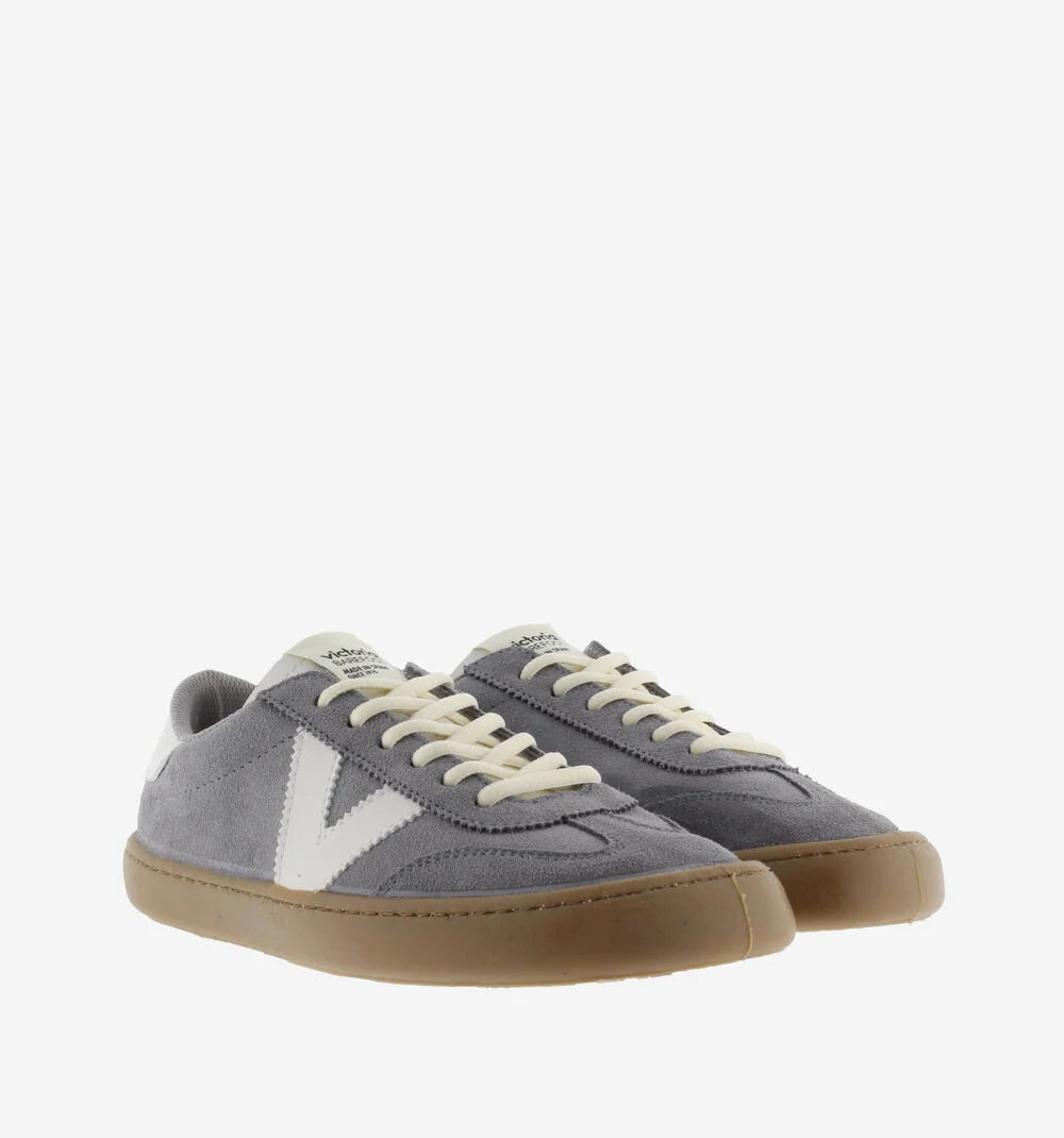 Zapatillas Victoria Barefoot OLMO para adultos (gris con purpurina)