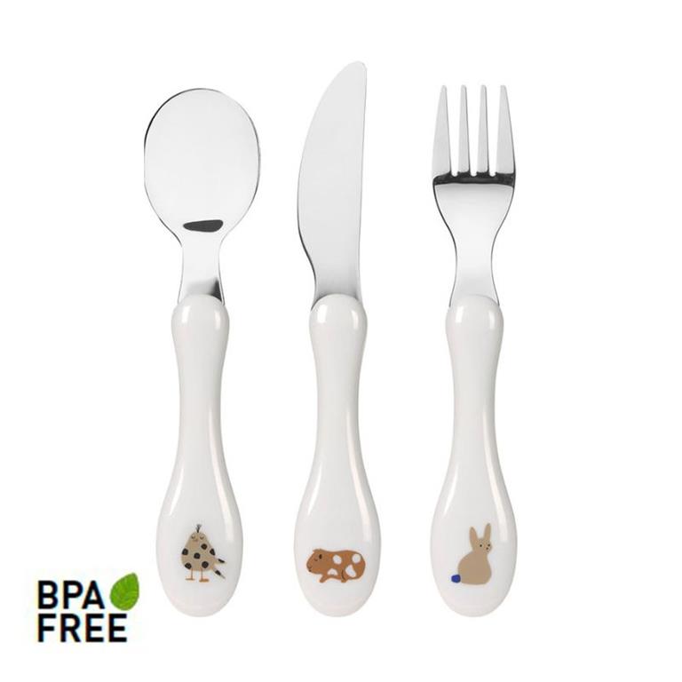 Lassig 3-piece cutlery set