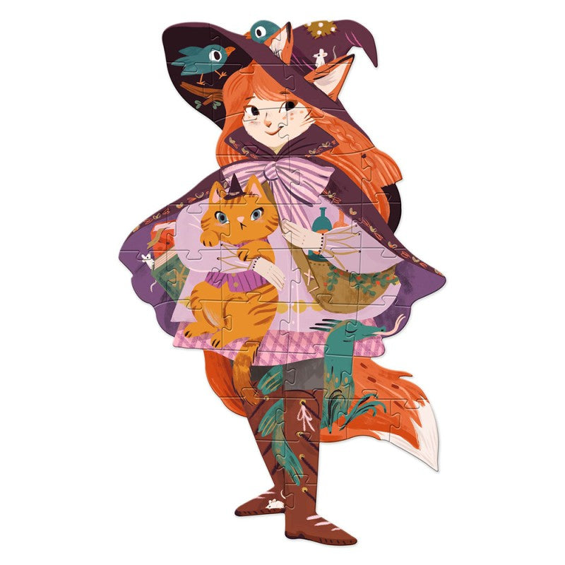 Djeco Puzzle Gigante Lily, a Bruxa - 36 peças