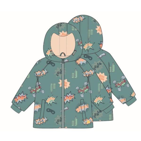Chaqueta impermeable Waterlemon Verde