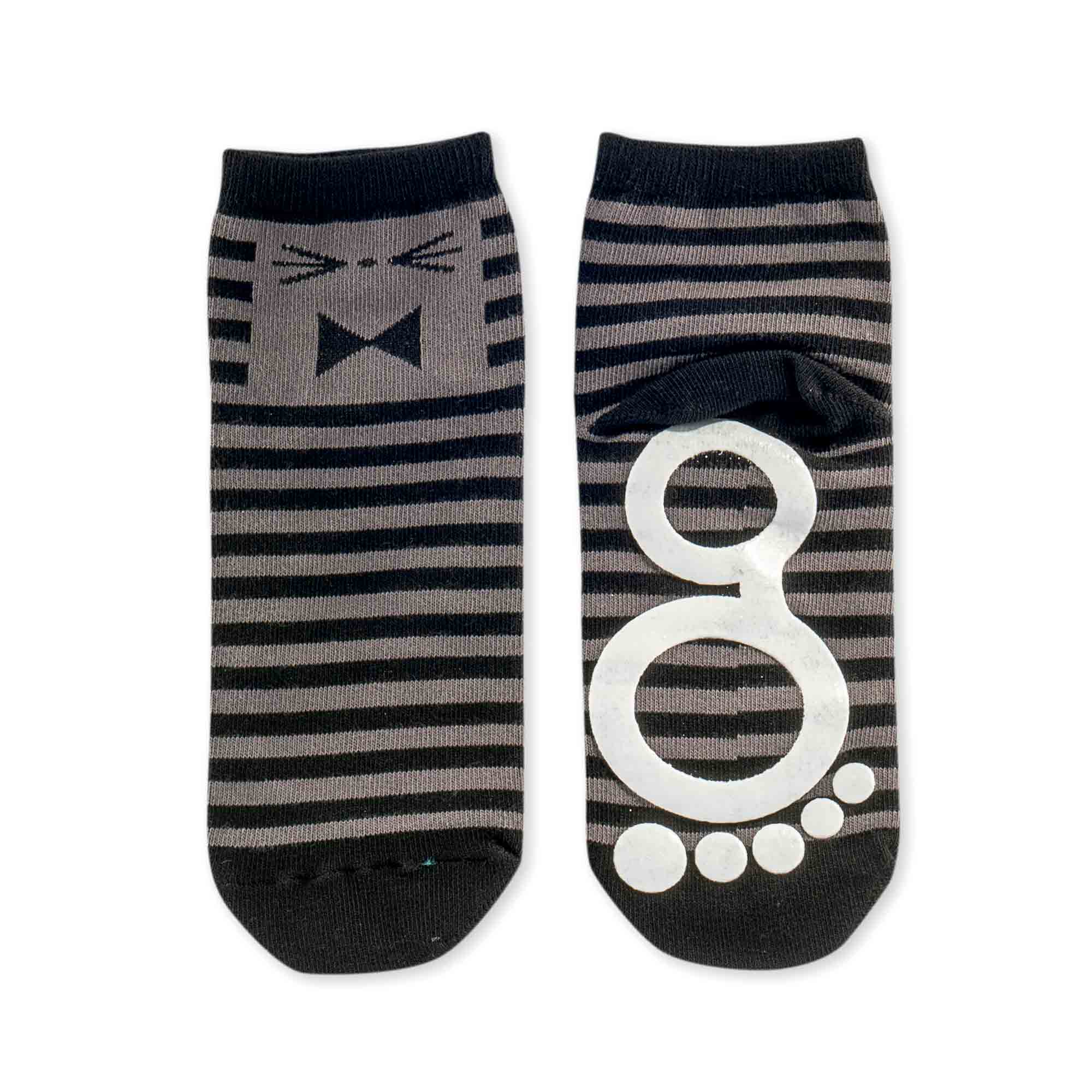 BigToes Non-Slip Barefoot Socks - Dandy Grey