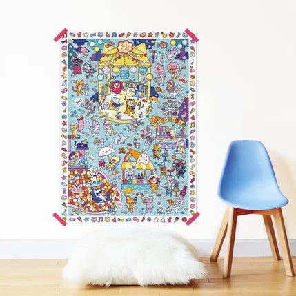 Poppik - Póster de pegatinas para fiestas