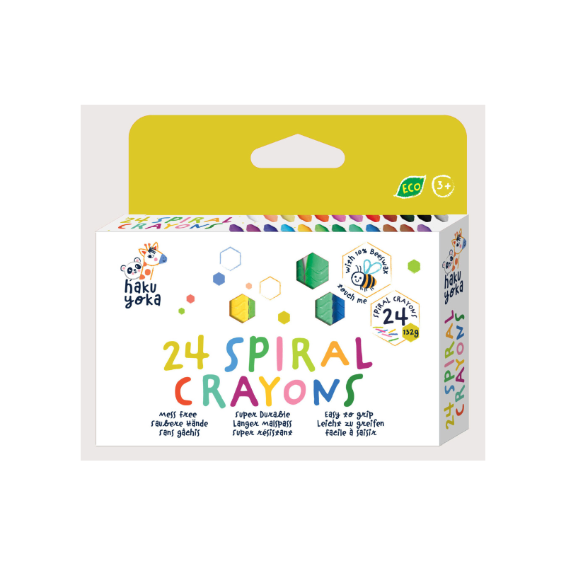HAKU YOKA Crayons - Spiral Wax Crayons
