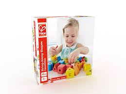 Hape Shapes Game for Lacing/Threading