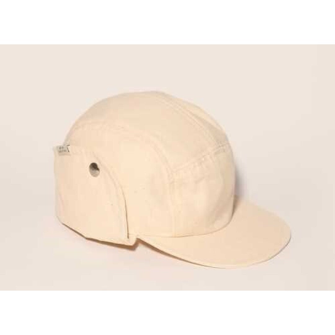 KIETLA Chapéu c/abas de orelha em algodão orgânico, vista lateral.