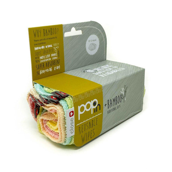 Close Pack 10 Toalhitas Reutilizáveis