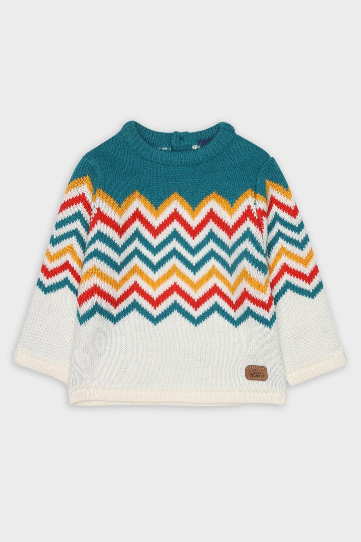 Street Monkey Striped Sweater for Kids