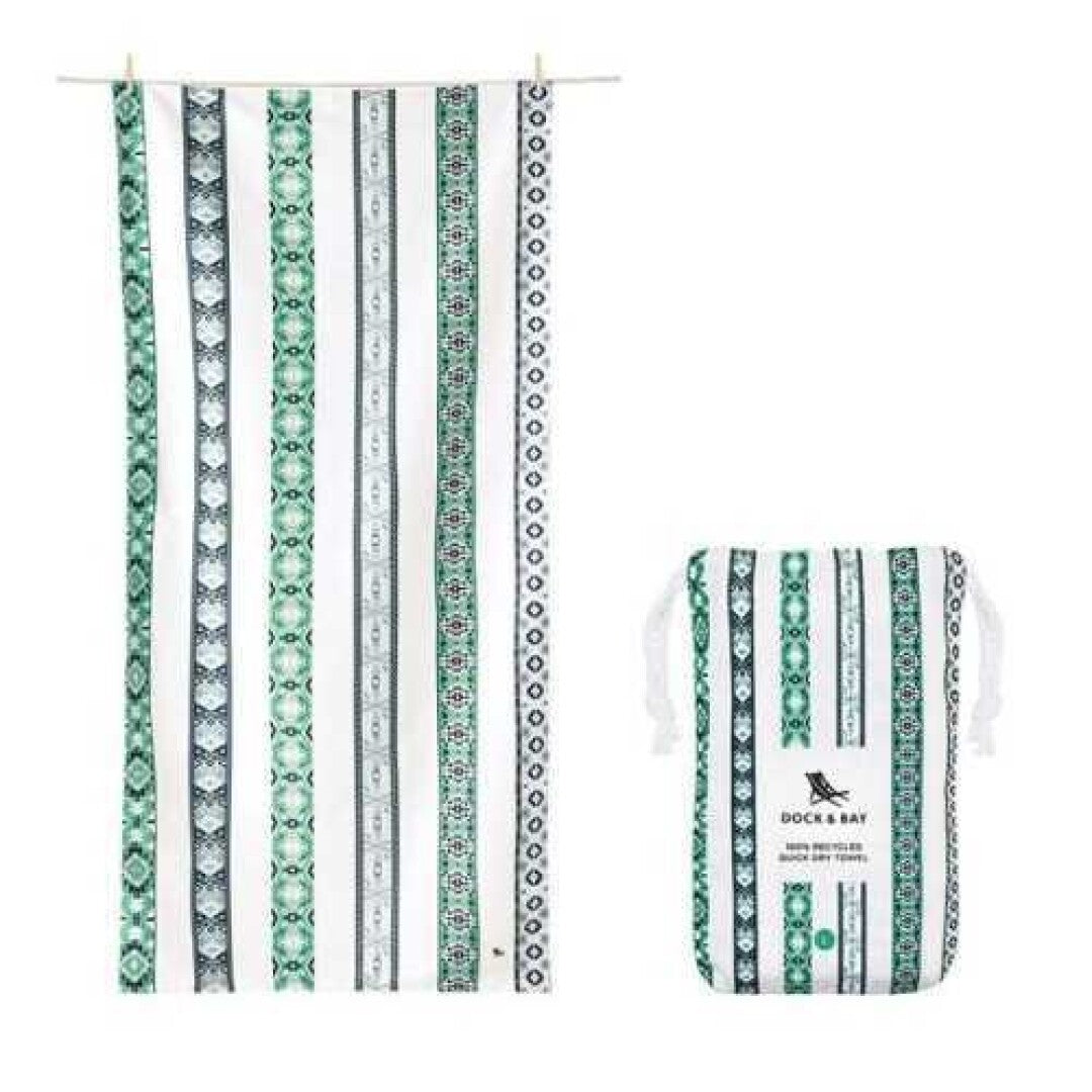 Dock and Bay Absorbent Quick Dry Beach/Pool Towel L 160x90cm