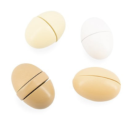 Janod Caixa de ovos em madeira com velcro