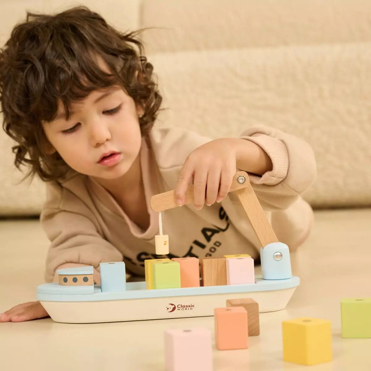 Buque de carga magnético del mundo clásico