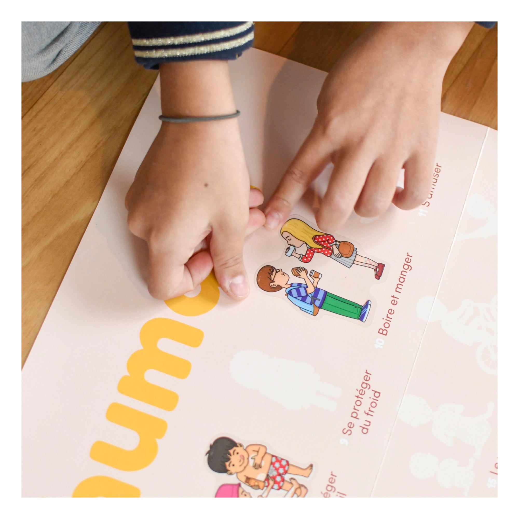 Poppik DISCOVERY - póster con pegatinas del cuerpo humano