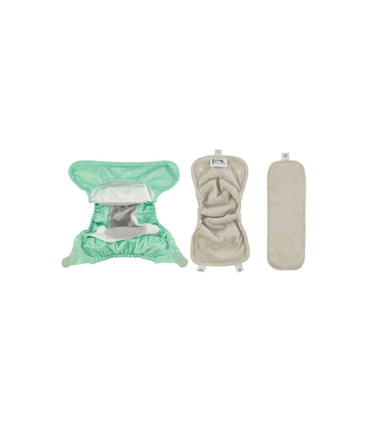 Close Fraldas Reutilizáveis Pack 5 Bambu Pastel * por encomenda