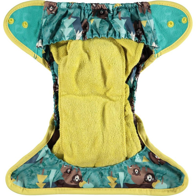 Close Fralda Reutilizável Urso