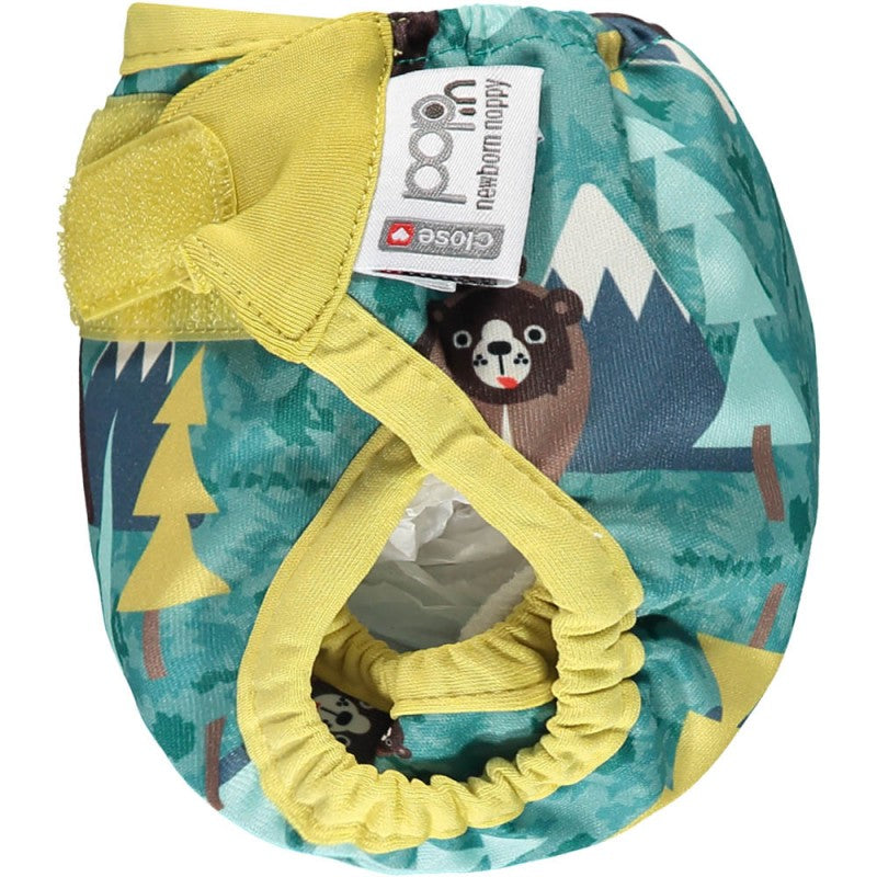 Close Fralda Reutilizável Urso