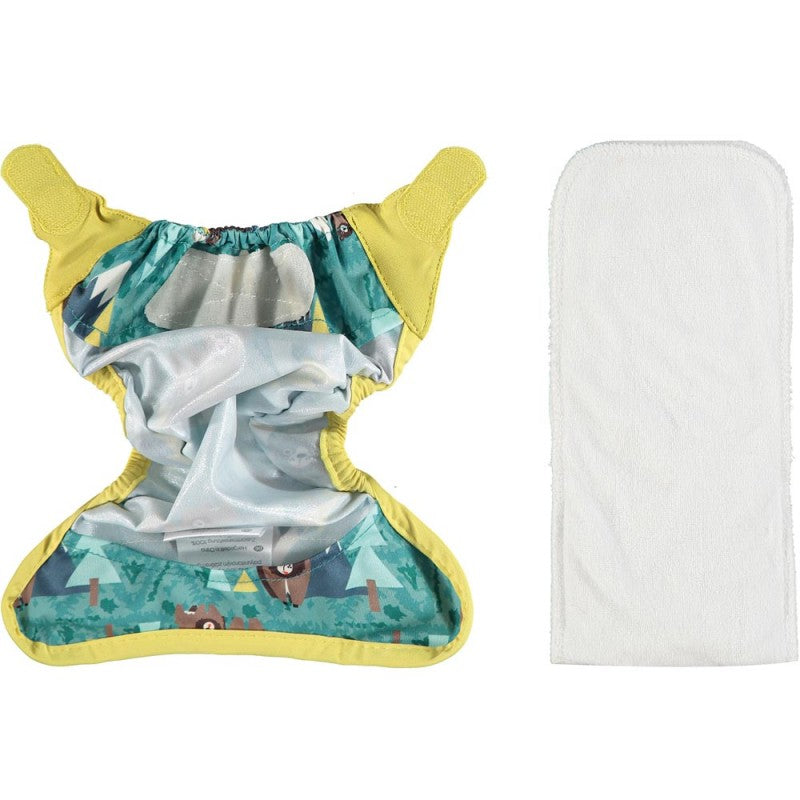 Close Fralda Reutilizável Urso