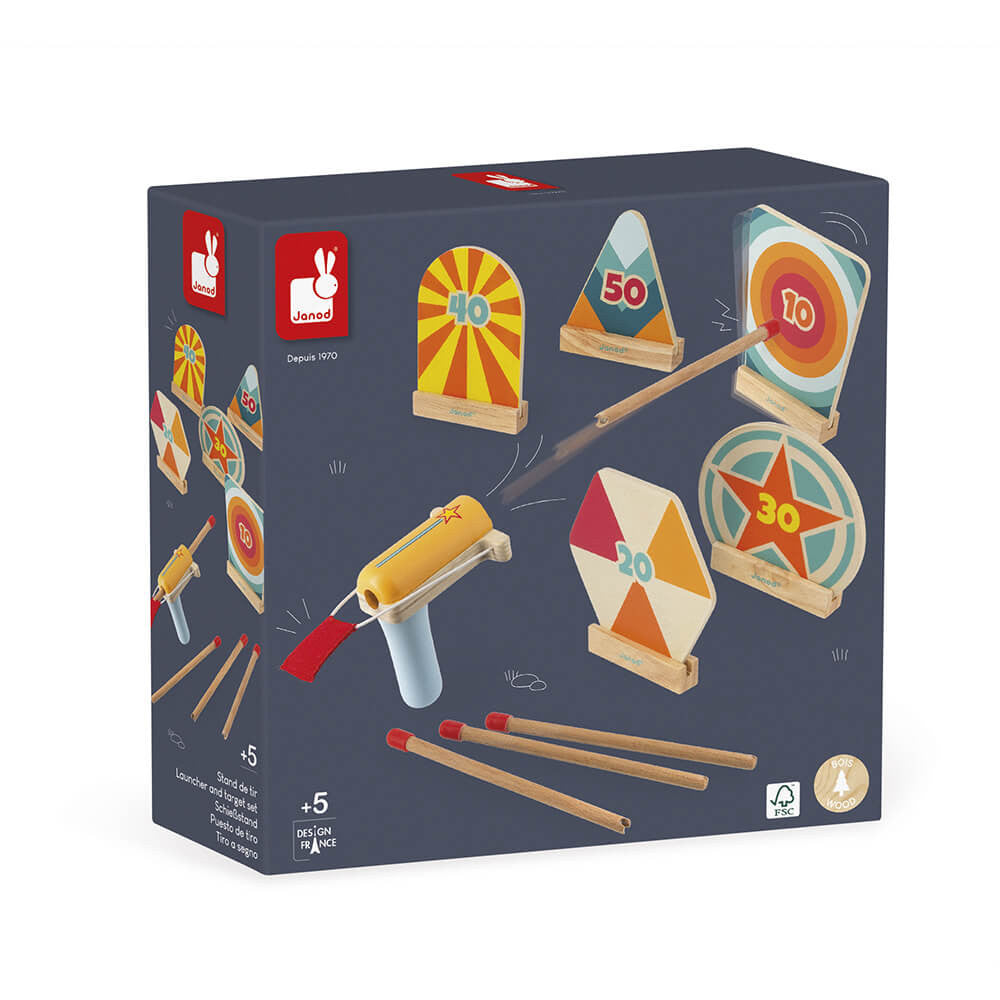 Janod Wooden Target Shooting Game