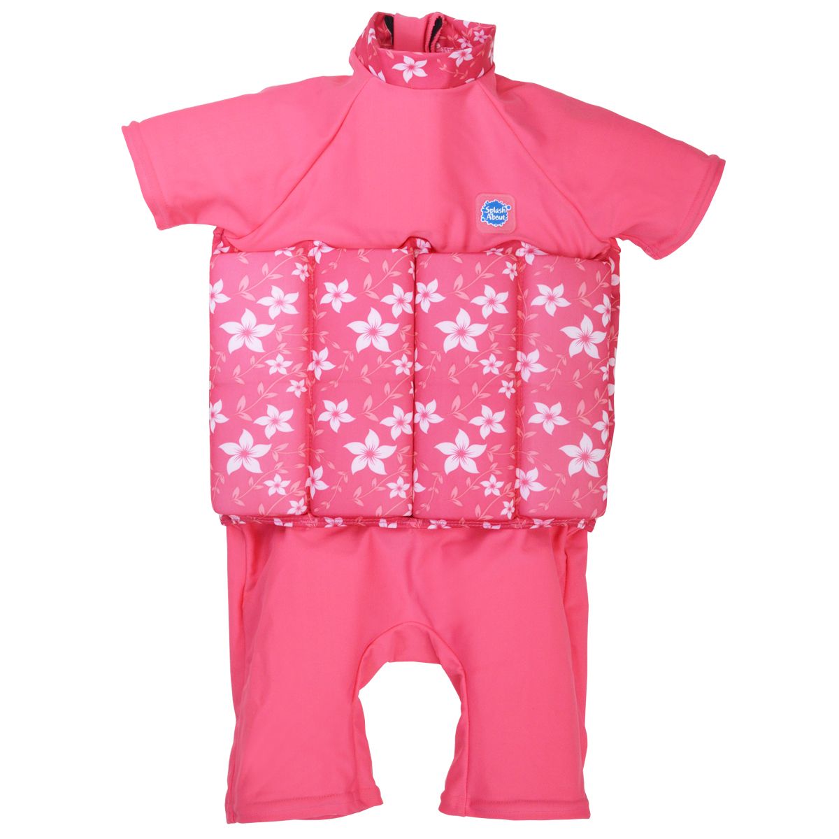 Splash About - Traje flotante UV para playa/piscina Traje de aprendizaje de natación Pink Blossom 4/6 años