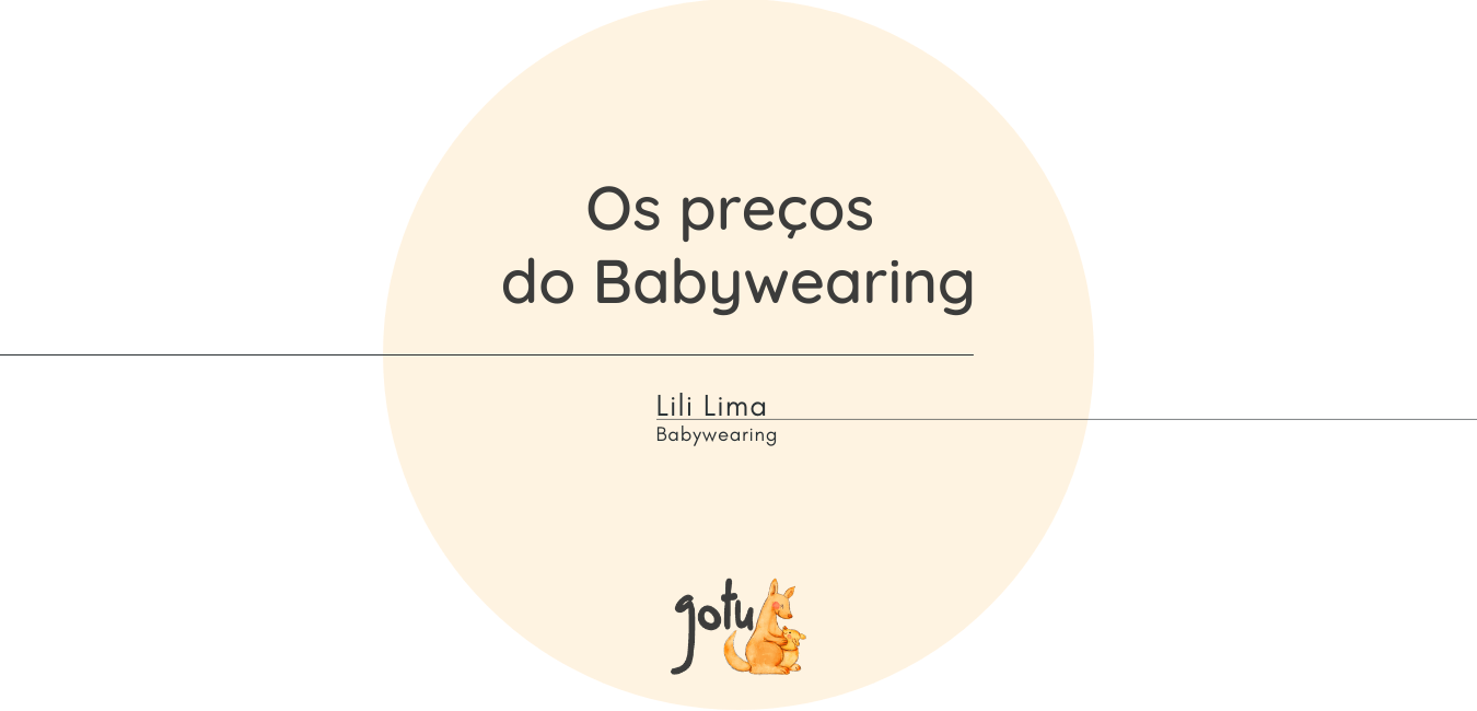 Os preços do Babywearing