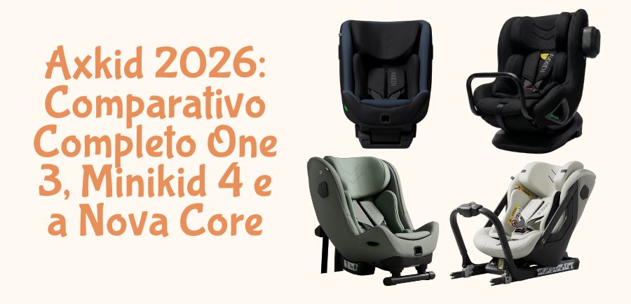Axkid 2026: Comparativo Completo One 3, Minikid 4 e a Nova Core