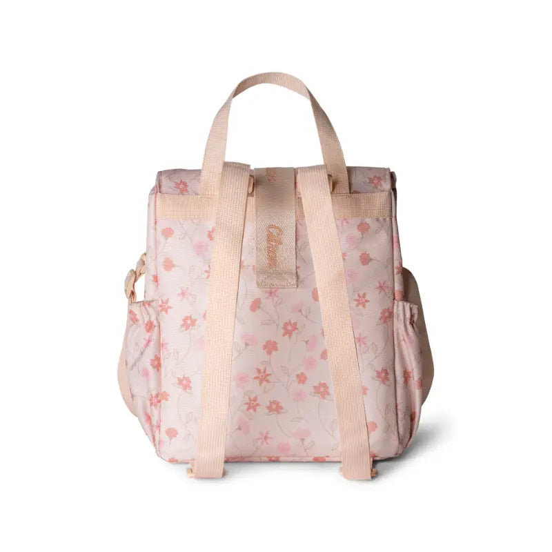 Citron Lancheira Mochila Térmica Roll-Up Flores