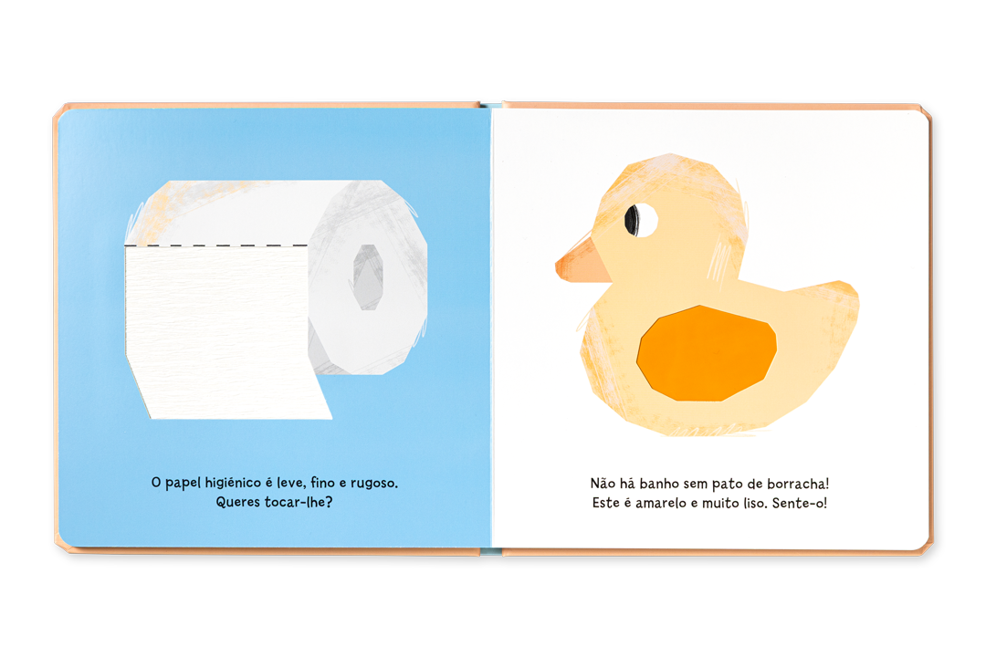 Pormenor de uma textura do livro sensorial As Texturas à Tua Volta da Edicare
