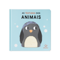 Capa do livro sensorial As Texturas dos Animais da Edicare, com animais ilustrados