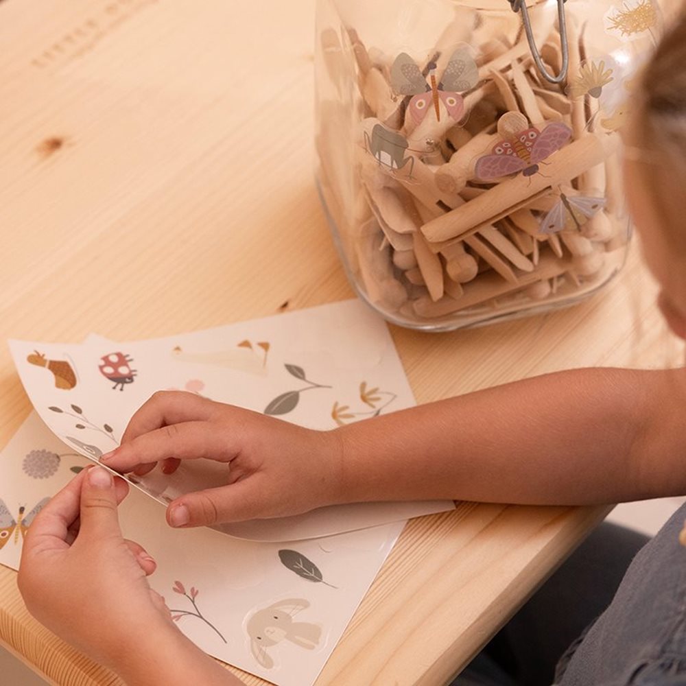 Little Dutch Autocolantes Vidro – Flowers & Butterflies