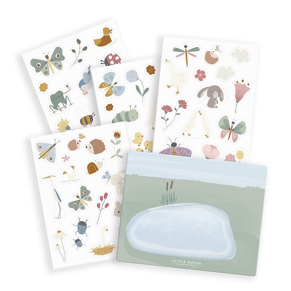 Little Dutch Autocolantes Vidro – Flowers & Butterflies