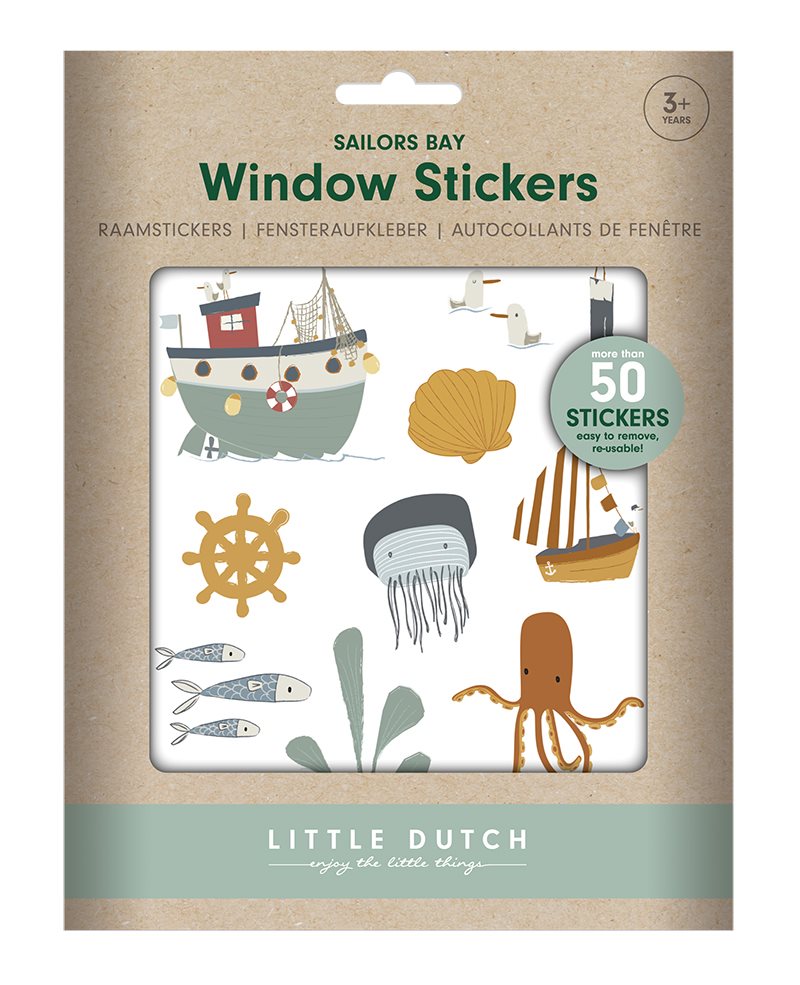 Little Dutch Autocolantes Vidro – Sailors Bay