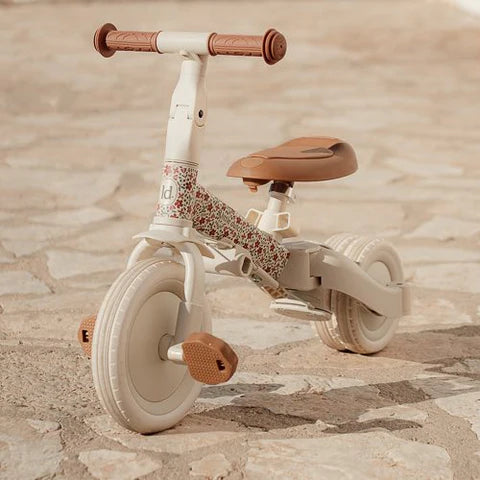 Little Dutch Bicicleta triciclo multifuncional 4 em 1 Sunny Flower