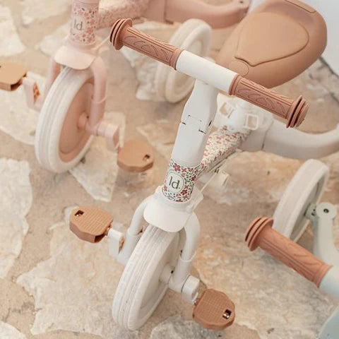 Little Dutch Bicicleta triciclo multifuncional 4 em 1 Sunny Flower