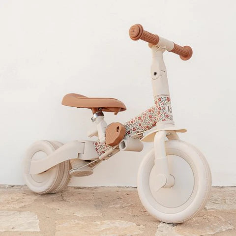 Little Dutch Bicicleta triciclo multifuncional 4 em 1 Sunny Flower