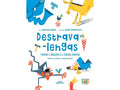 Capa colorida do Livro Destrava-Lengas TRAVA-LÍNGUAS E LENGALENGAS de Luísa Ducla Soares, com ilustrações de animais e objetos lúdicos.