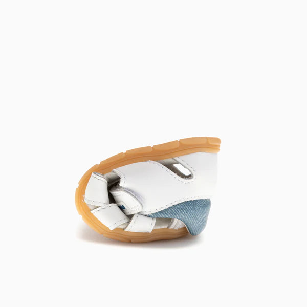 Pablosky Barefoot Sandal Plus Blanco Jeans