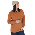 Camisola oversize de maternidade e amamentação Love and Carry na cor Curry