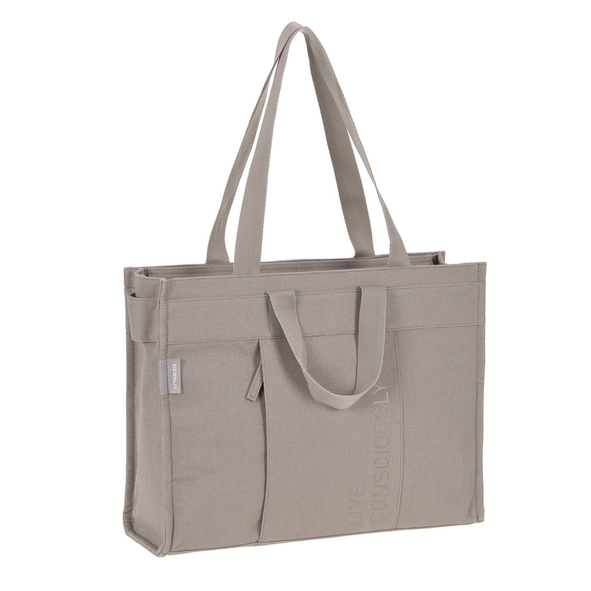 Bolsa de Maternidade Lassig Tote Up na cor taupe, fotografia 2 de 7 do produto