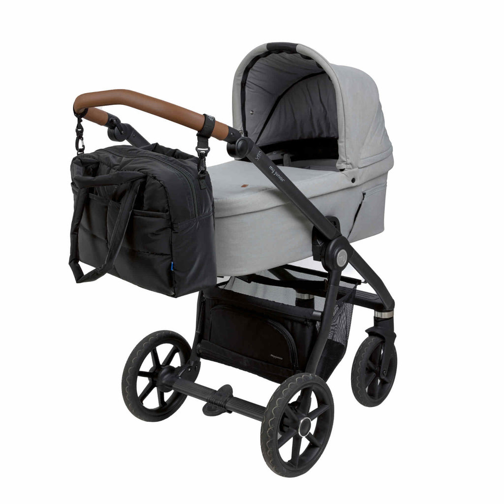 Bolsa de Maternidade Lassig Everyday na cor preto, fotografia 4 de 8 do produto