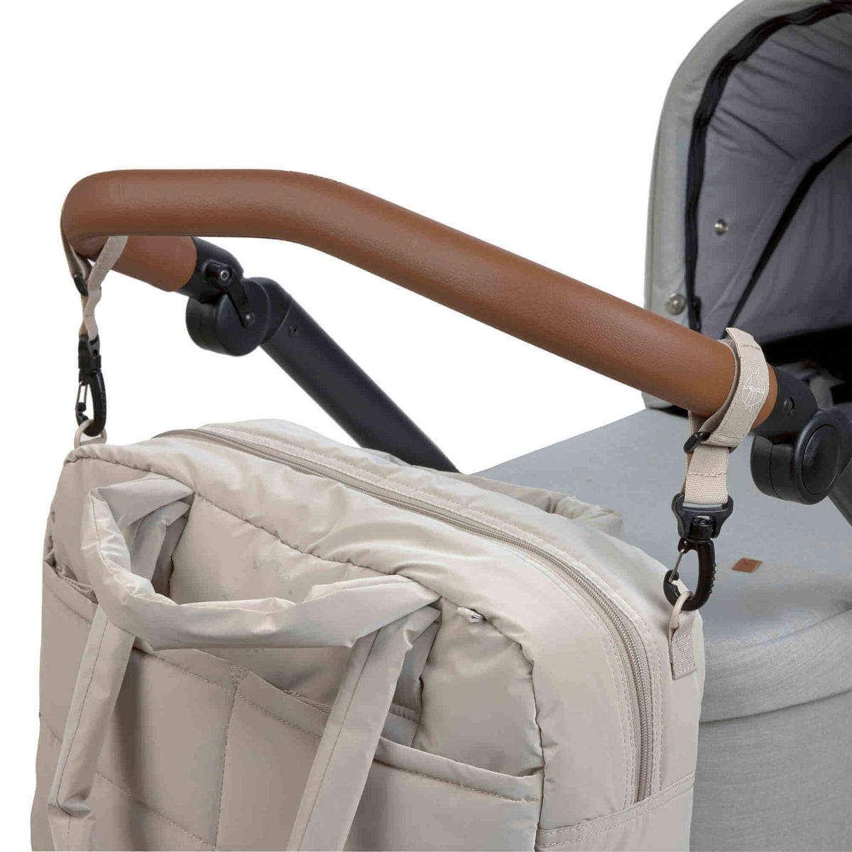Bolsa de Maternidade Lassig Everyday na cor bege, fotografia 6 de 8 do produto
