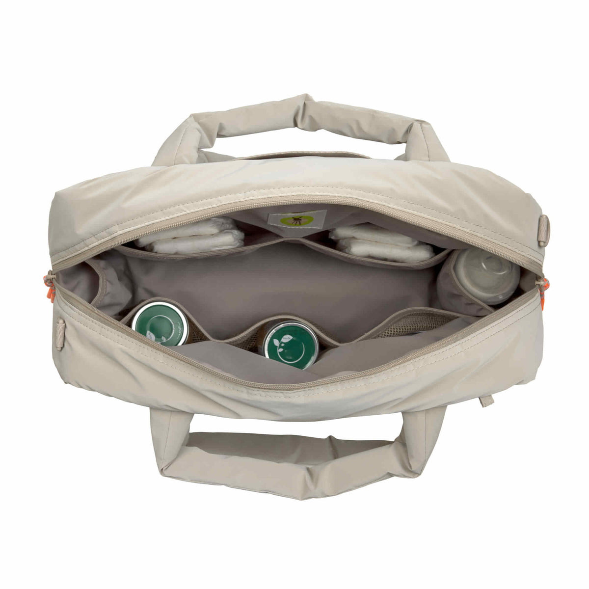 Bolsa de Maternidade Lassig Everyday na cor bege, fotografia 7 de 8 do produto