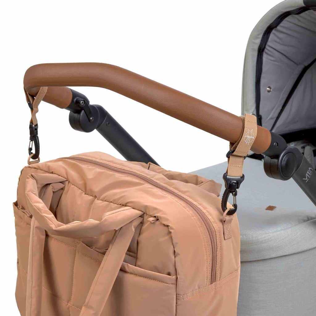 Bolsa de Maternidade Lassig Everyday na cor amêndoa, fotografia 6 de 8 do produto