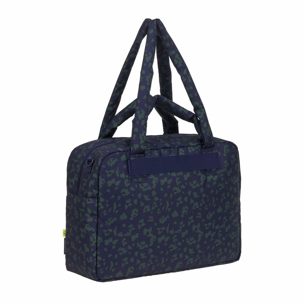 Bolsa de Maternidade Lassig Everyday na cor leopardo azul escuro, fotografia 8 de 8 do produto