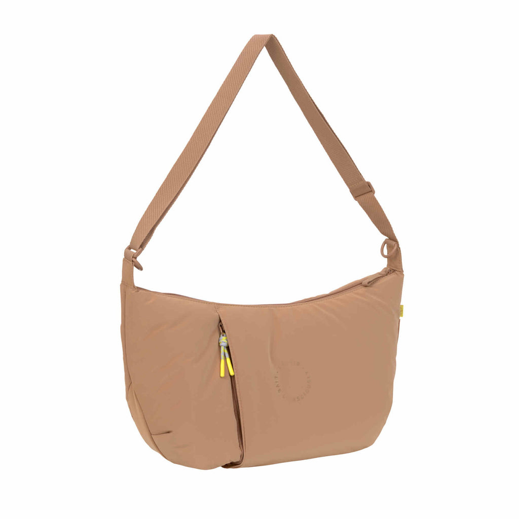 Bolsa de Maternidade Lassig Crossbody Lunua na cor amêndoa, fotografia 3 de 8 do produto