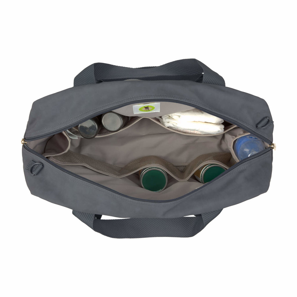 Bolsa de Maternidade Lassig Everyday na cor antracite, fotografia 4 de 7 do produto