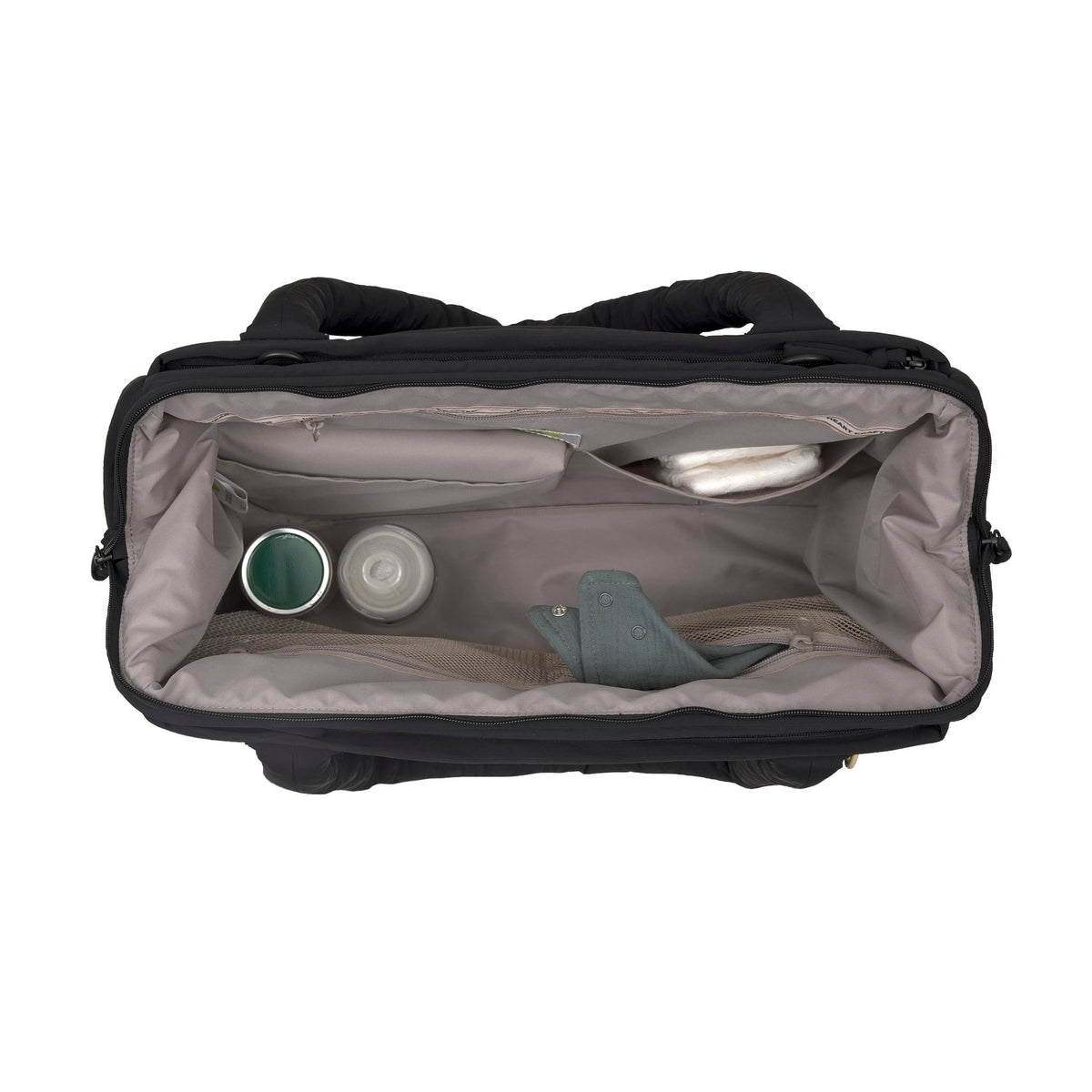 Bolsa de Maternidade Lassig Weekender Yula na cor preto, fotografia 4 de 8 do produto