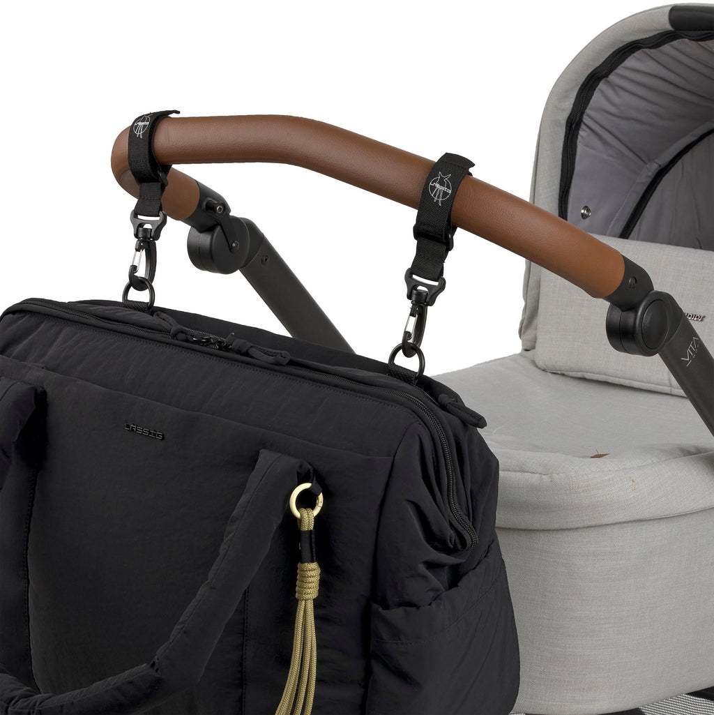 Bolsa de Maternidade Lassig Weekender Yula na cor preto, fotografia 5 de 8 do produto