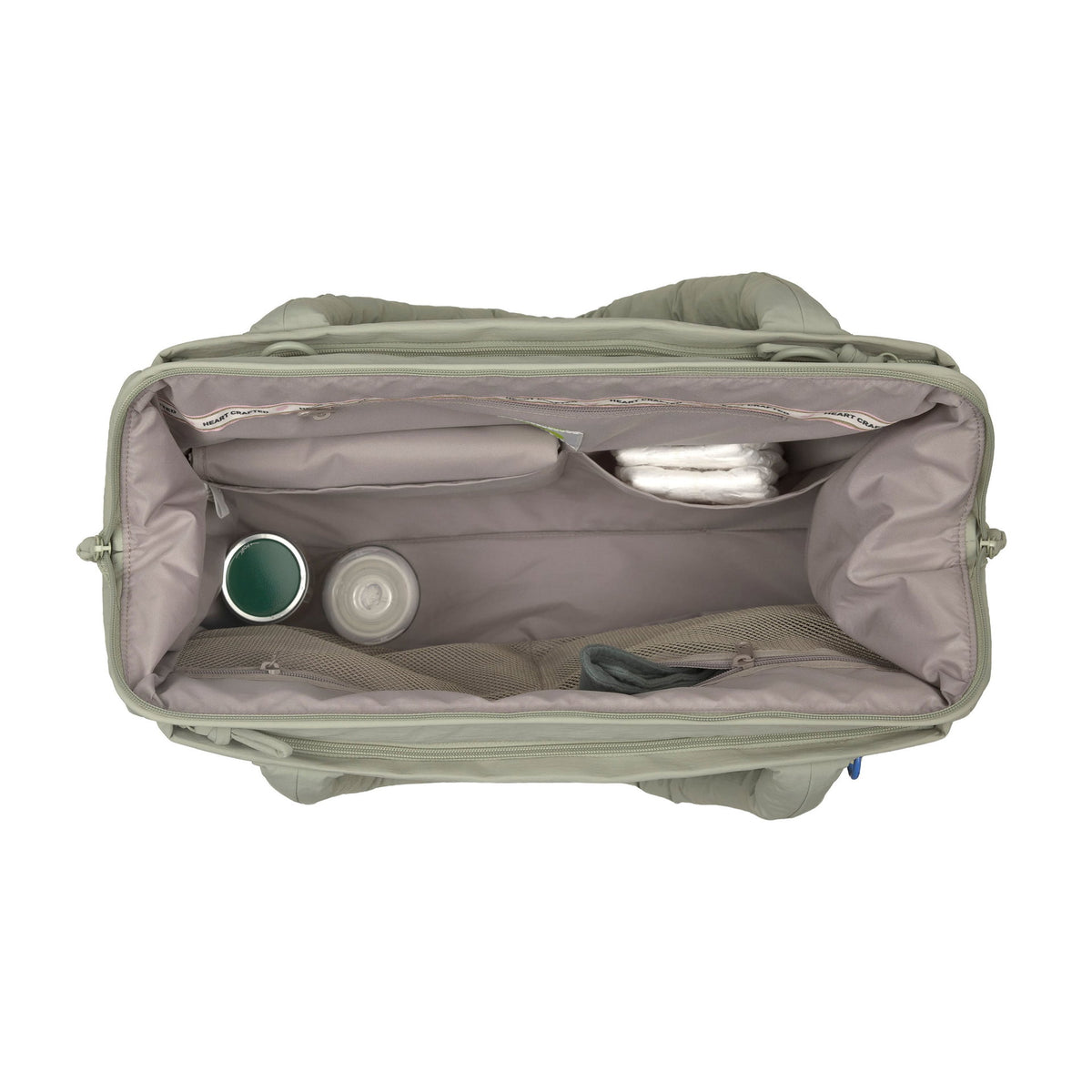 Bolsa de Maternidade Lassig Weekender Yula na cor menta, fotografia 4 de 8 do produto