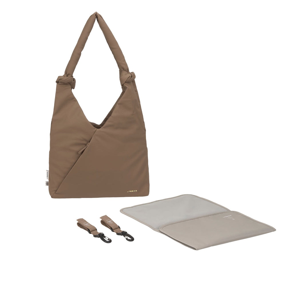 Bolsa de Maternidade Lassig Teya na cor avelã, fotografia 1 de 8 do produto
