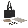 Bolsa de Maternidade Lassig Liva Acolchoada na cor preto, fotografia 1 de 8 do produto