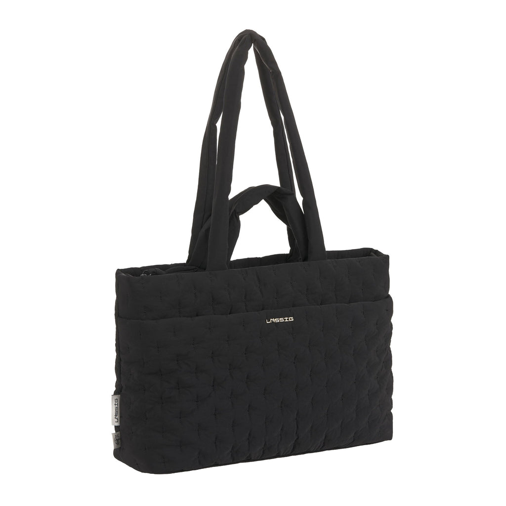 Bolsa de Maternidade Lassig Liva Acolchoada na cor preto, fotografia 3 de 8 do produto